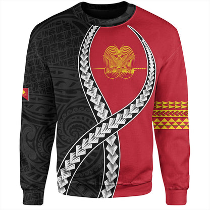 Papua New Guinea Sweatshirt Tribal Polynesian In My Heart
