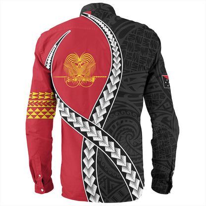 Papua New Guinea Long Sleeve Shirt Tribal Polynesian In My Heart