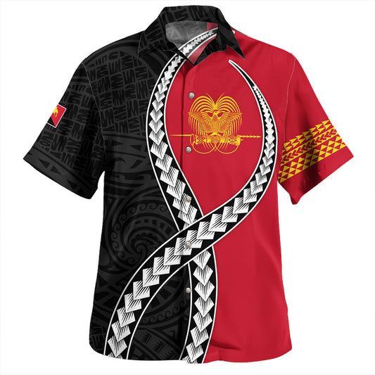 Papua New Guinea Hawaiian Shirt Tribal Polynesian In My Heart