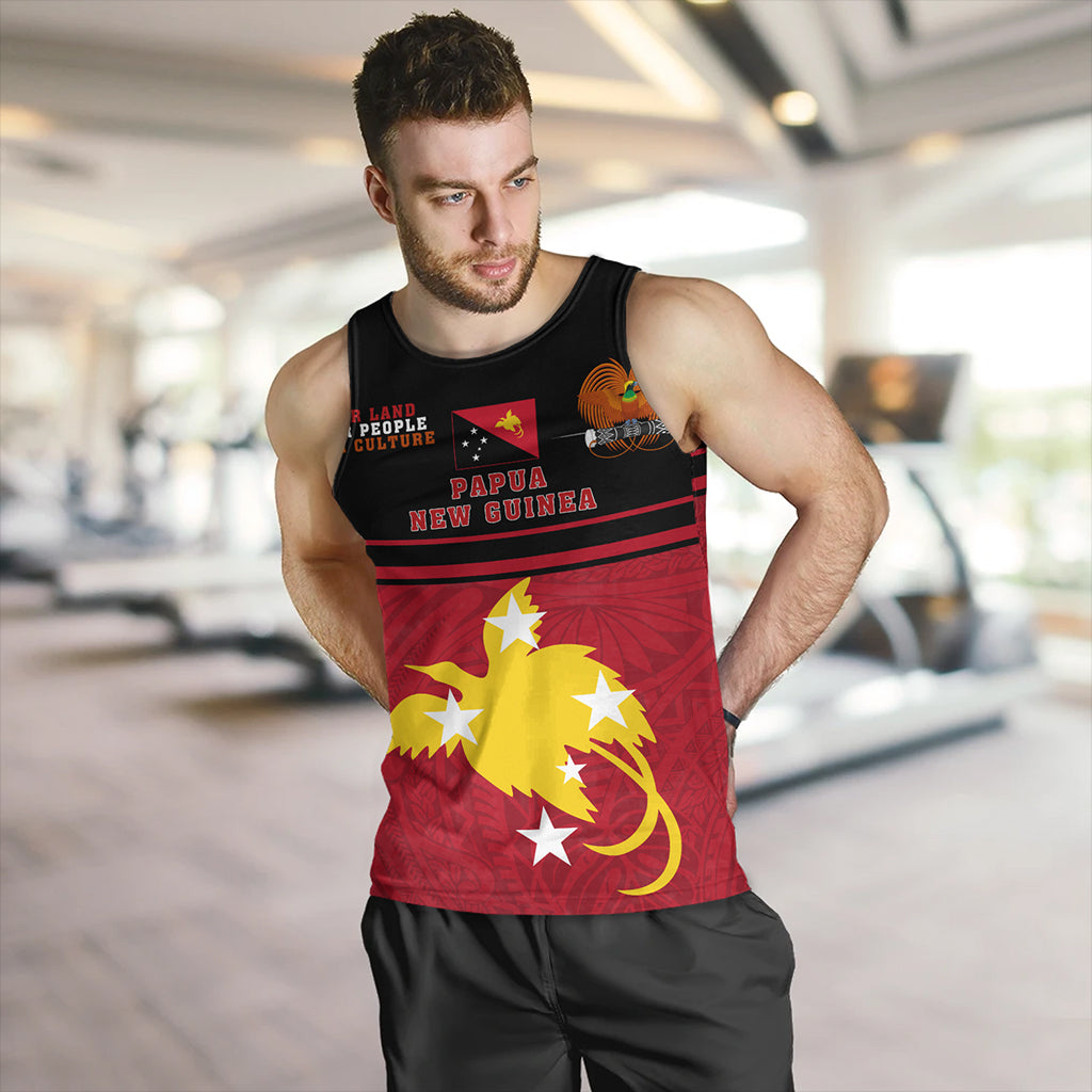 Papua New Guinea Tank Top Our Land Our People Our Culture