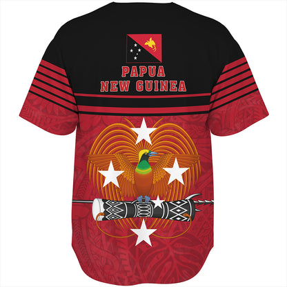 Papua New Guinea Baseball Shirt Our Land Our People Our Culture