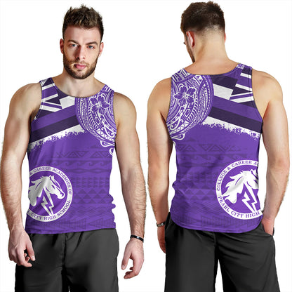 Hawaii Tank Top Pearl City High School With Crest Style