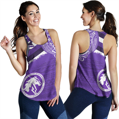 Hawaii Women Tank Pearl City High School With Crest Style