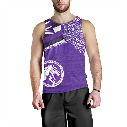 Hawaii Tank Top Pearl City High School With Crest Style