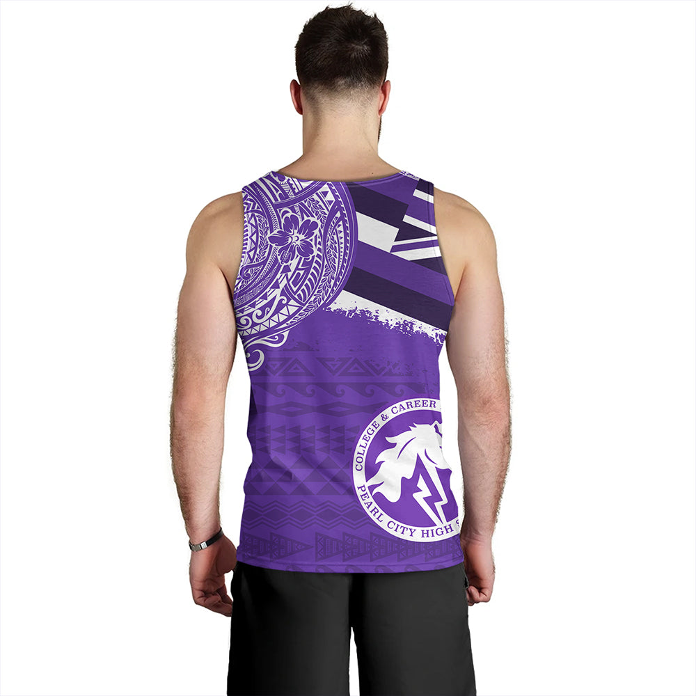 Hawaii Tank Top Pearl City High School With Crest Style