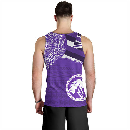 Hawaii Tank Top Pearl City High School With Crest Style