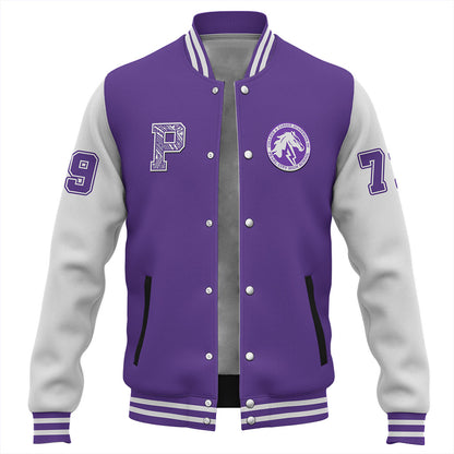 Hawaii Baseball Jacket Pearl City High School Polynesian Letters Style