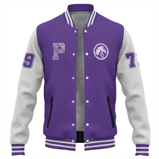 Hawaii Baseball Jacket Pearl City High School Polynesian Letters Style