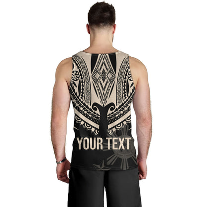 Philippines Filipinos Custom Personalised Tank Top Filipinos Coat Of Arms Tribal Tattoo Style