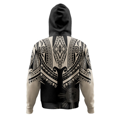 Philippines Filipinos Custom Personalised Hoodie Filipinos Coat Of Arms Tribal Tattoo Style