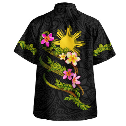 Philippines Filipinos Hawaiian Shirt Custom Plumeria Tribal