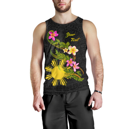 Philippines Filipinos Tank Top Custom Plumeria Tribal