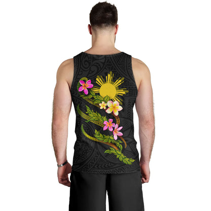 Philippines Filipinos Tank Top Custom Plumeria Tribal
