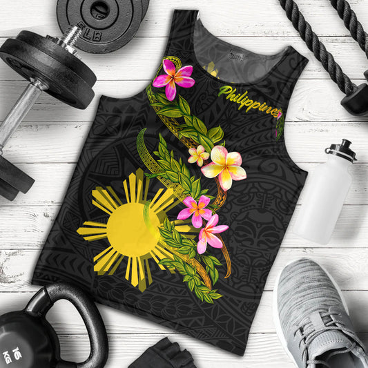 Philippines Filipinos Tank Top Custom Plumeria Tribal