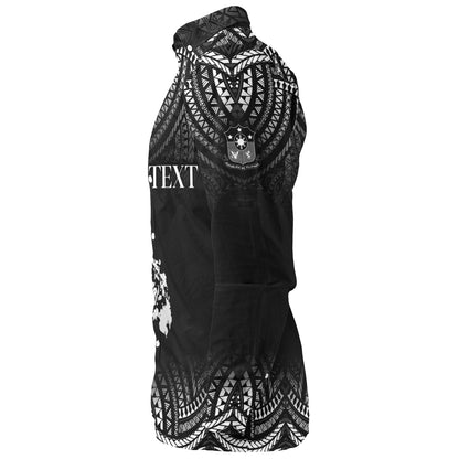 Philippines Filipinos Custom Personalised Long Sleeve Shirt Filipino Black Fog Style