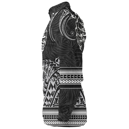 Philippines Filipinos Long Sleeve Shirt Filipino Coat Of Arms With Leaves and Tribal Patterns