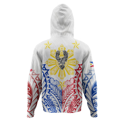 Philippines Filipinos Custom Personalised Hoodie Filipino Sun with Eagle Style