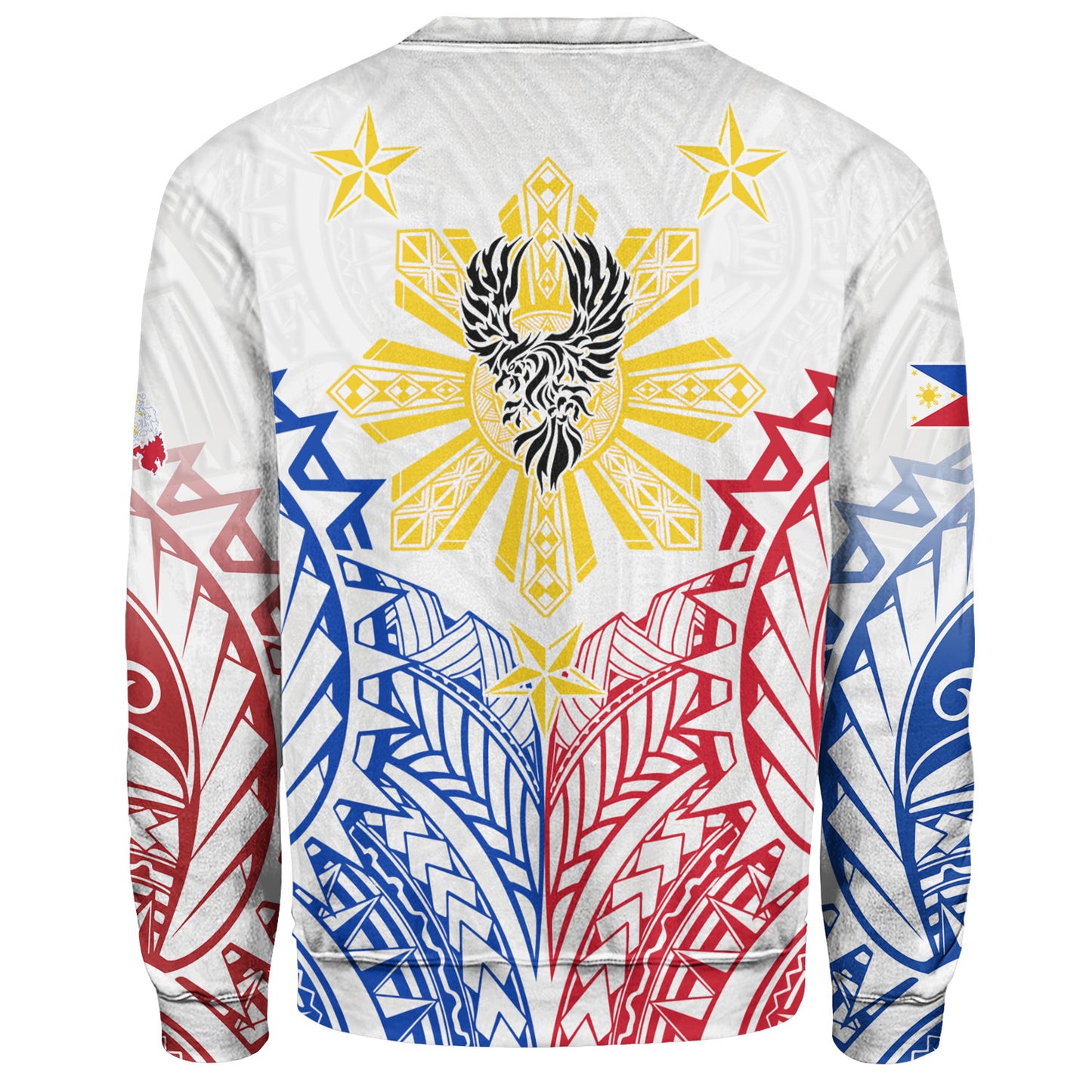 Philippines Filipinos Custom Personalised Sweatshirt Filipino Sun with Eagle Style