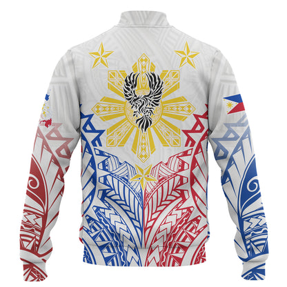 Philippines Filipinos Custom Personalised Baseball Jacket Filipino Sun with Eagle Style