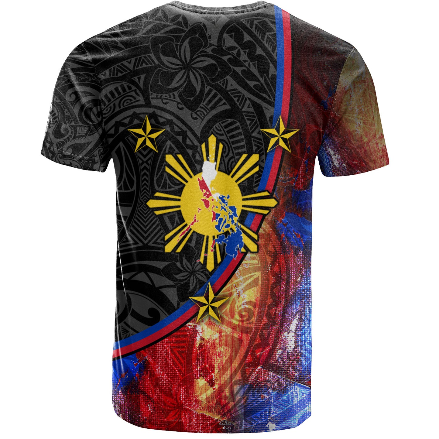 Philippines Filipinos T-Shirt Filipinos Sun Grunge Background Style