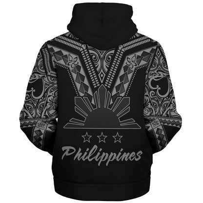 Philippines Filipinos Custom Personalised Sherpa Hoodie Filipinos Sun Tatau Tribal Patterns