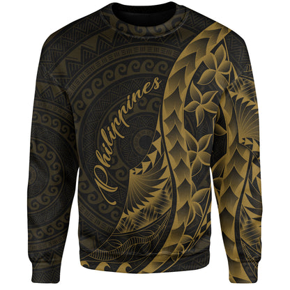 Philippines Filipinos Custom Personalised Sweatshirt Filipinos Sun Tribal Patterns Style