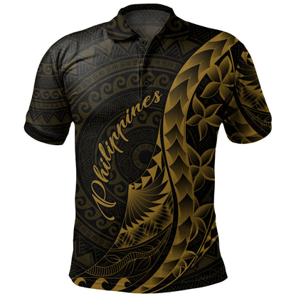 Philippines Filipinos Custom Personalised Polo Shirt Filipinos Sun Tribal Patterns Style