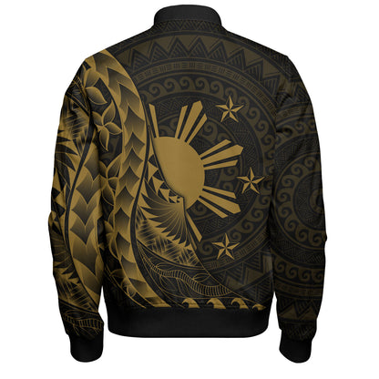 Philippines Filipinos Custom Personalised Bomber Jacket Filipinos Sun Tribal Patterns Style