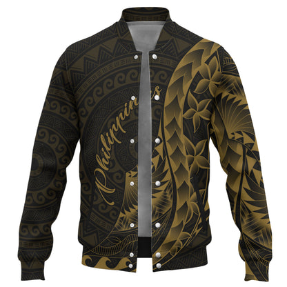 Philippines Filipinos Custom Personalised Baseball Jacket Filipinos Sun Tribal Patterns Style