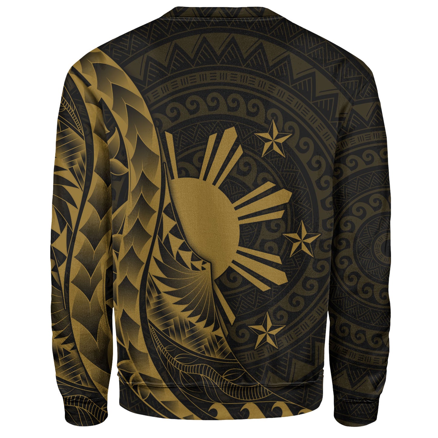 Philippines Filipinos Custom Personalised Sweatshirt Filipinos Sun Tribal Patterns Style