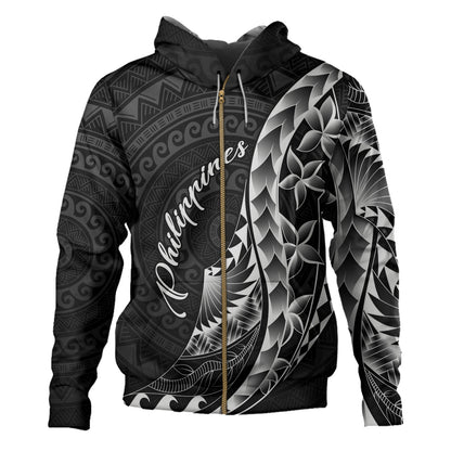 Philippines Filipinos Custom Personalised Hoodie Filipinos Sun Tribal Patterns Style