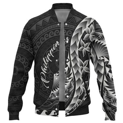 Philippines Filipinos Custom Personalised Baseball Jacket Filipinos Sun Tribal Patterns Style