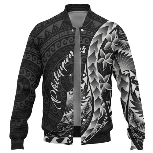 Philippines Filipinos Custom Personalised Baseball Jacket Filipinos Sun Tribal Patterns Style