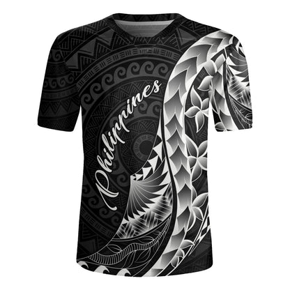 Philippines Filipinos Custom Personalised Rugby Jersey Filipinos Sun Tribal Patterns Style