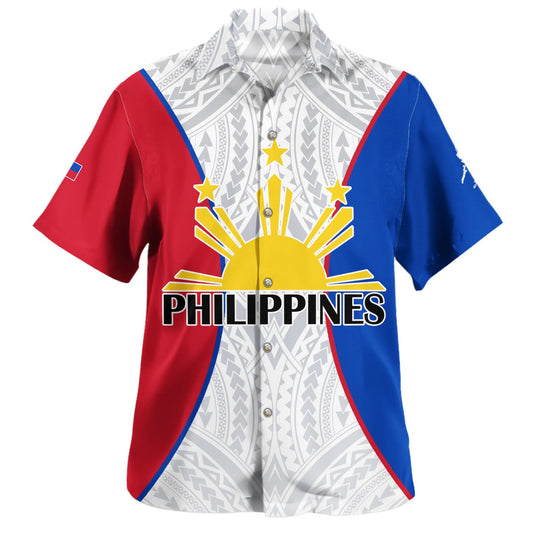Philippines Filipinos Custom Personalised Hawaiian Shirt Flag Color Special Style