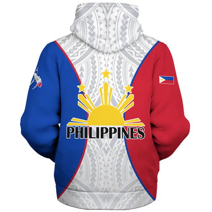 Philippines Filipinos Custom Personalised Sherpa Hoodie Flag Color Special Style