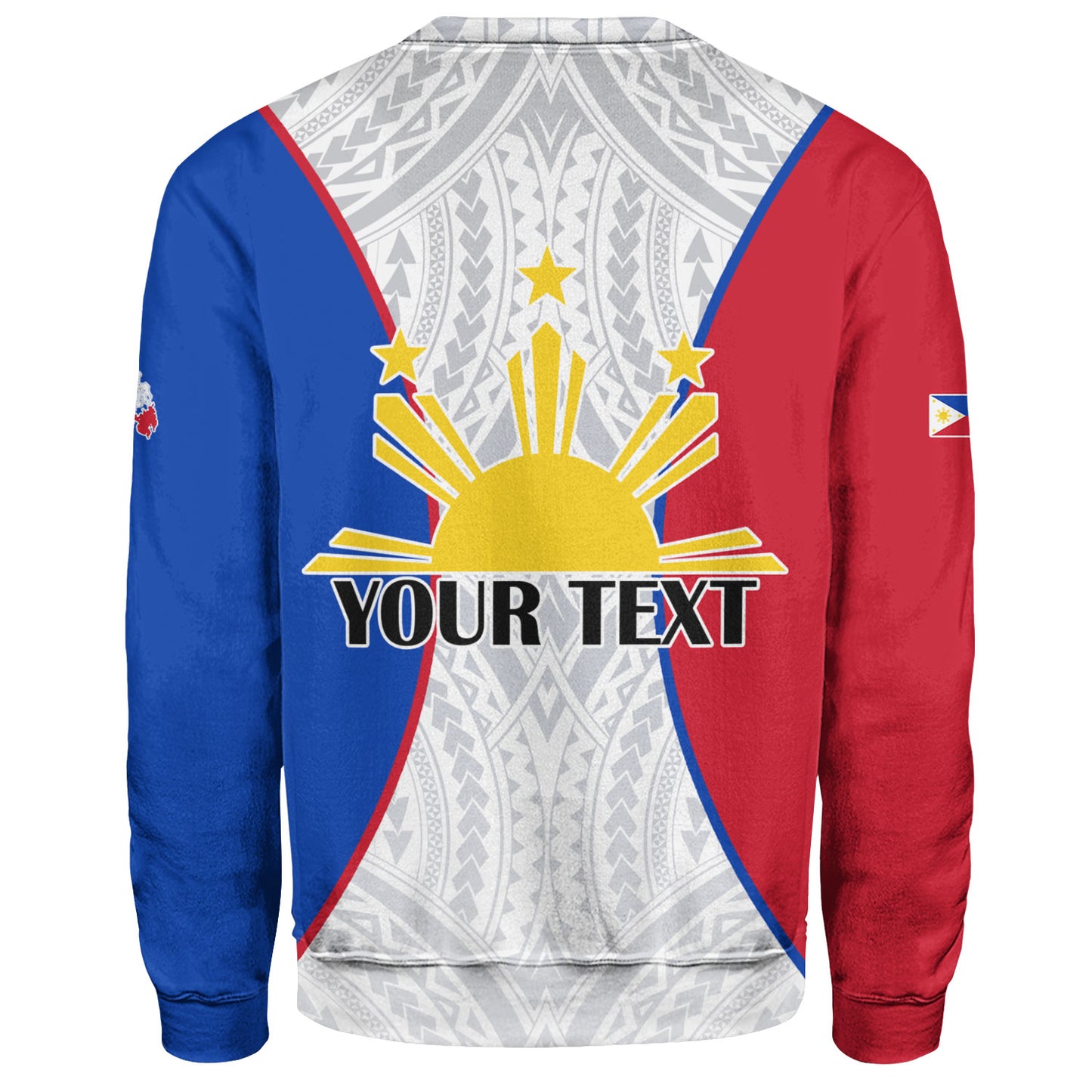 Philippines Filipinos Custom Personalised Sweatshirt Flag Color Special Style