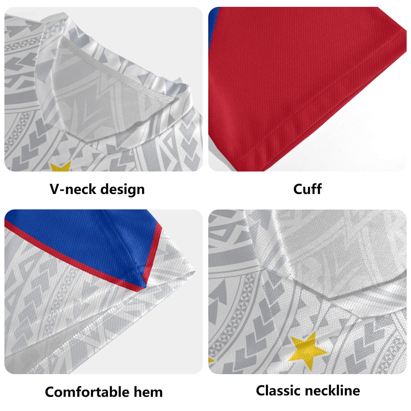 Philippines Filipinos Custom Personalised Rugby Jersey Flag Color Special Style