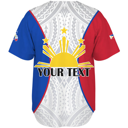 Philippines Filipinos Custom Personalised Baseball Shirt Flag Color Special Style