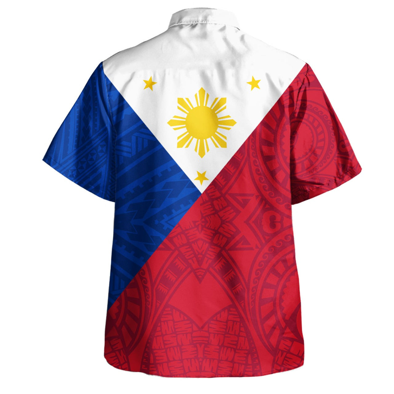 Philippines Filipinos Hawaiian Shirt Flag Style