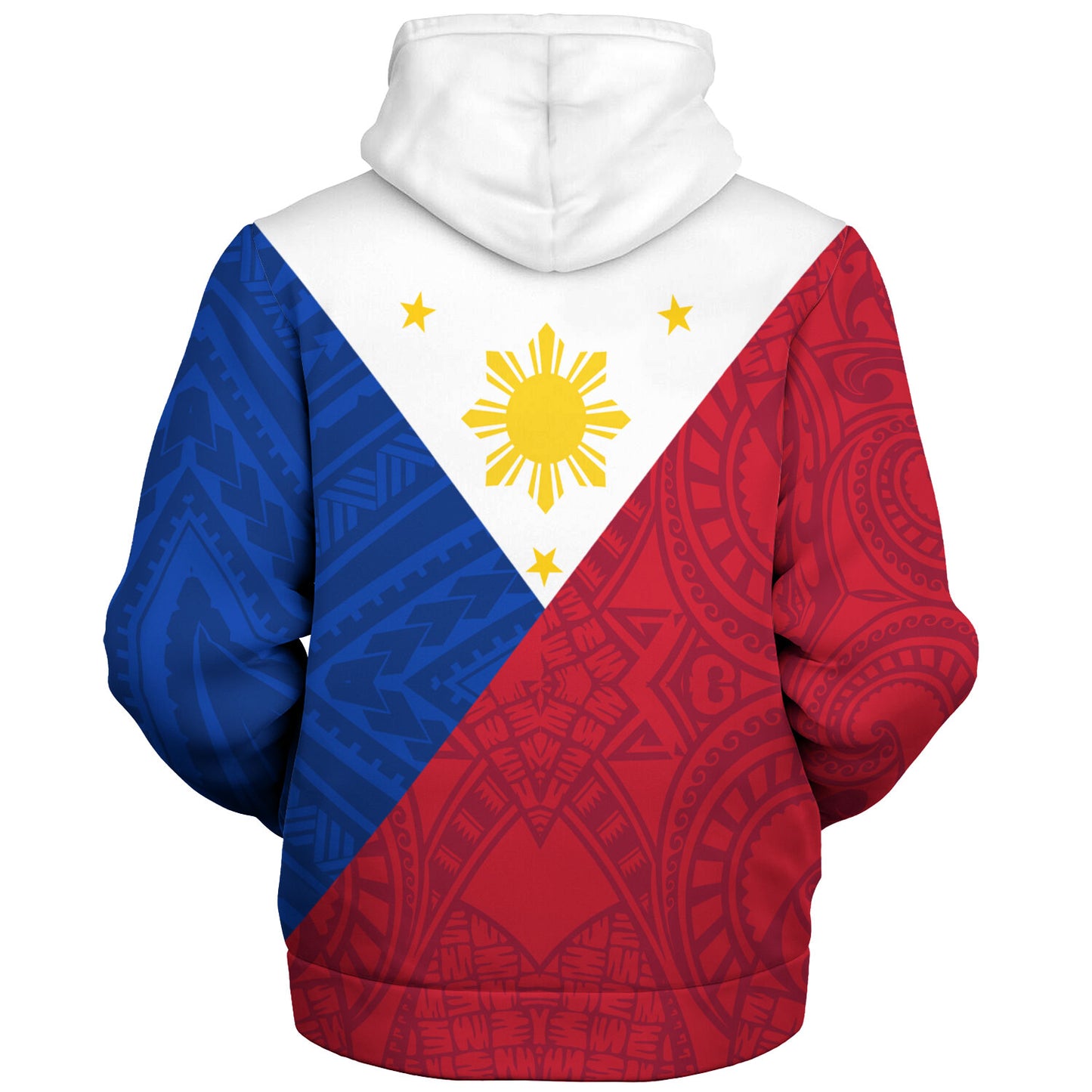 Philippines Filipinos Sherpa Hoodie Flag Style
