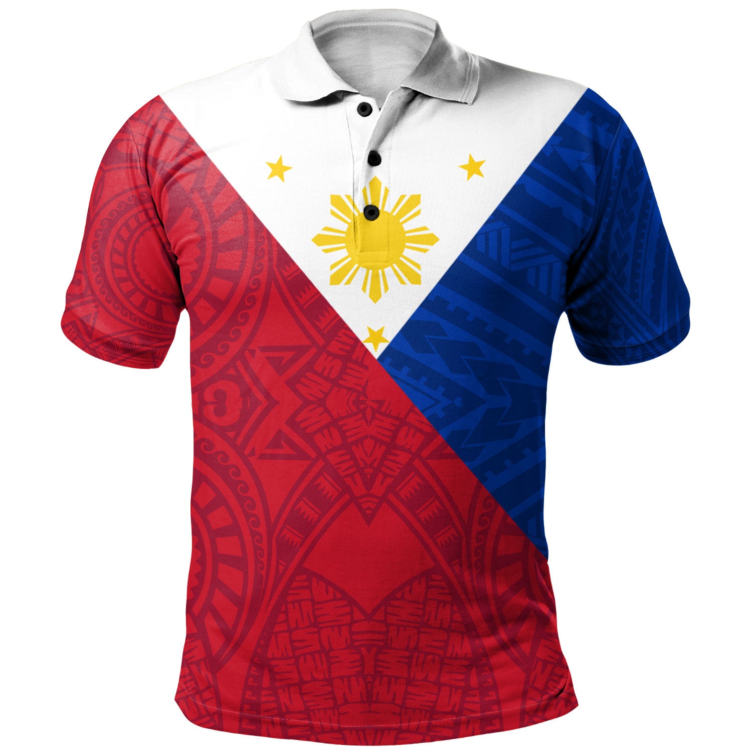 Philippines Filipinos Polo Shirt Flag Style