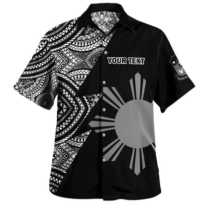 Philippines Filipinos Custom Personalised Hawaiian Shirt Flash Style
