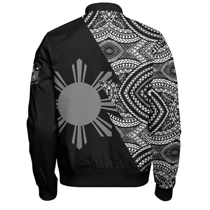 Philippines Filipinos Custom Personalised Bomber Jacket Flash Style