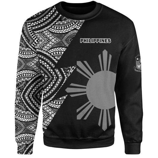 Philippines Filipinos Custom Personalised Sweatshirt Flash Style