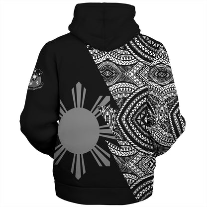 Philippines Filipinos Custom Personalised Sherpa Hoodie Flash Style