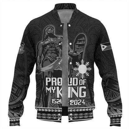 Philippines Filipinos Baseball Jacket Lapu Lapu Proud Of My King