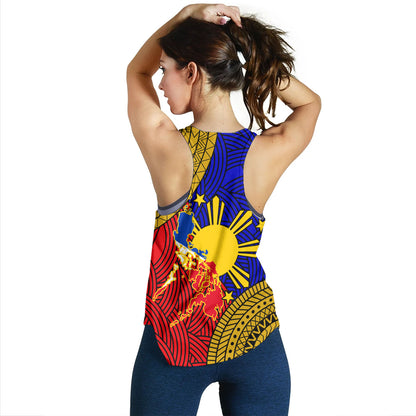 Philippines Filipinos Custom Personalised Women Tank Philippines Pride