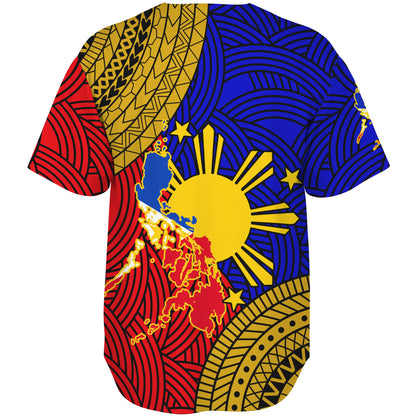 Philippines Filipinos Custom Personalised Baseball Shirt Philippines Pride