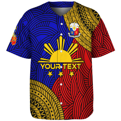 Philippines Filipinos Custom Personalised Baseball Shirt Philippines Pride